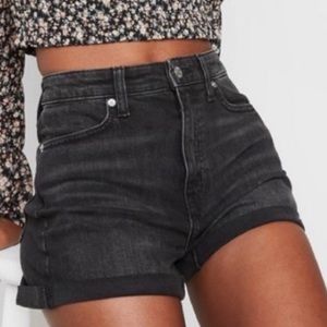 Wild Fable highest rise shorts black denim size 10